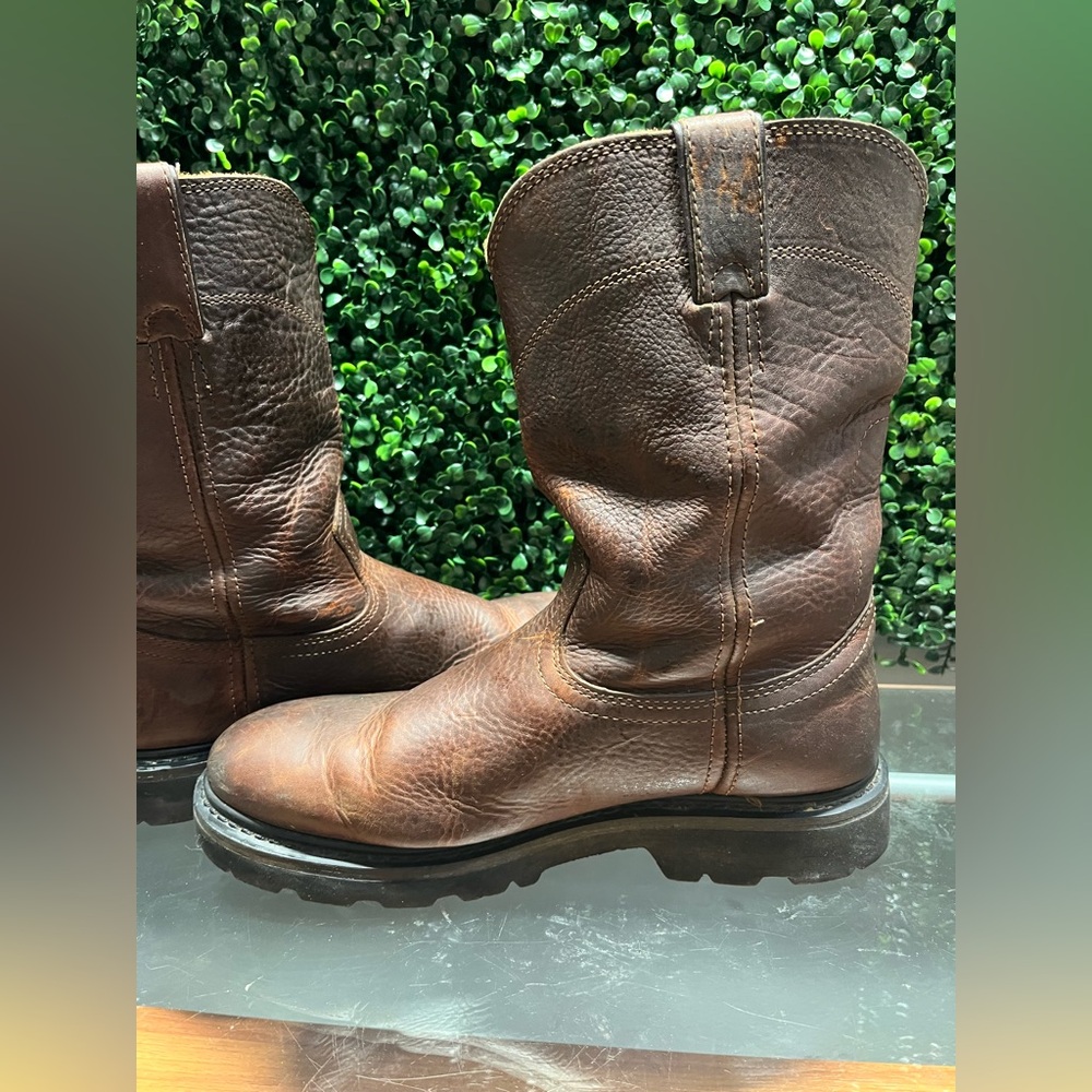 Justin Boots Dark Brown Men's Boots - Picture 7 of 9